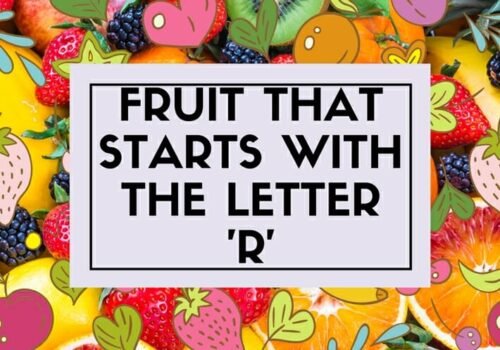 fruits that start with the letter 'R'