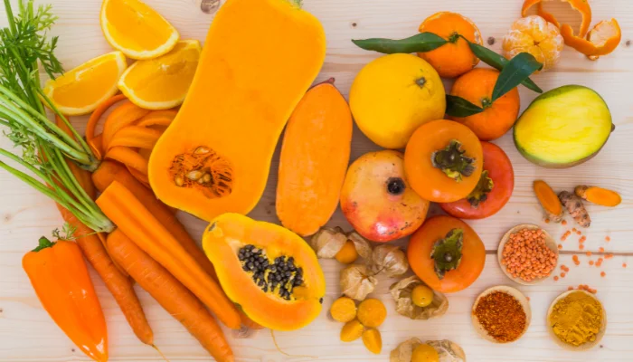 Fruits And Vegetables That Are Orange