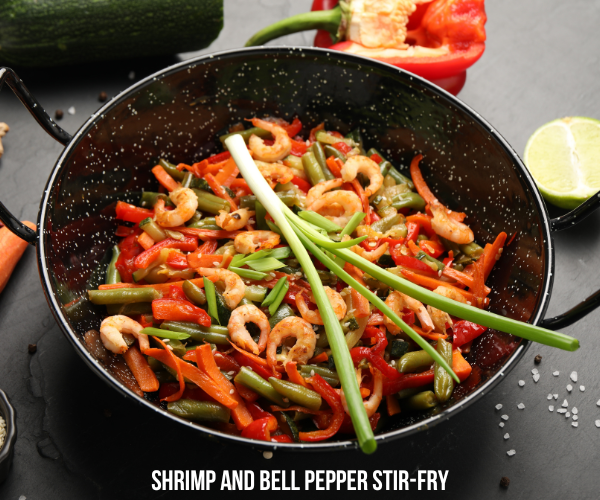 Shrimp and Bell Pepper Stir-Fry