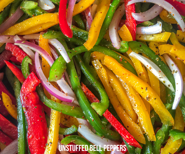 Unstuffed Bell Peppers