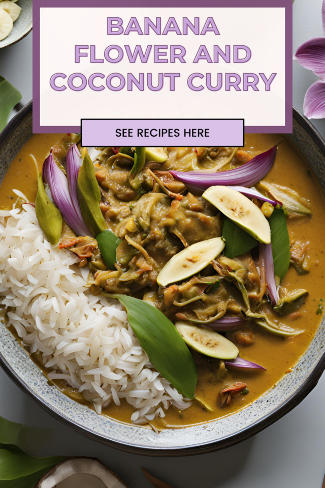 Banana Flower and Coconut Curry