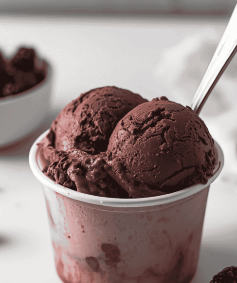 Black Berry Chocolate Ice Cream