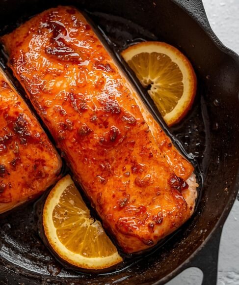 Orange Glazed Salmon Recipe for Dinner