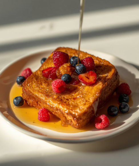 Golden Pound Cake French Toast