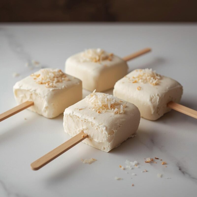 Vegan Marshmallow-Coconut Cream Pops Recipe
