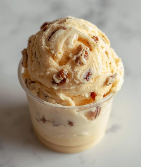 Butter Pecan Gelato Ice Cream