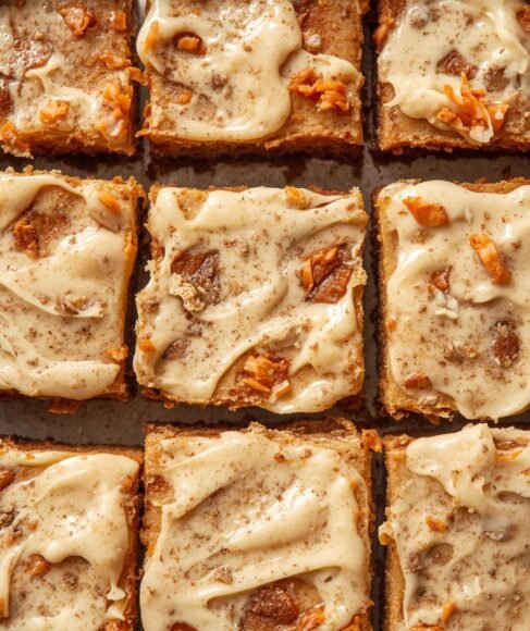 Homemade Carrot Cake Bars