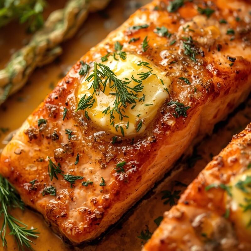 Garlic Butter Baked Salmon
