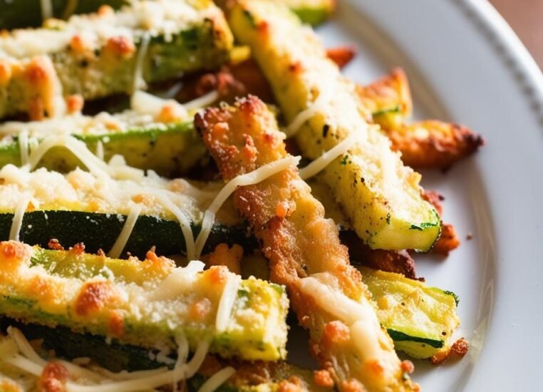 Crispy Parmesan Zucchini Fries