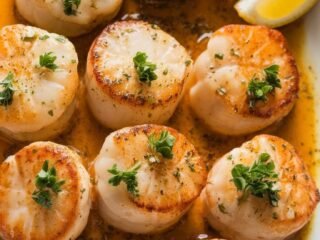 Lemon Butter Scallops Recipe