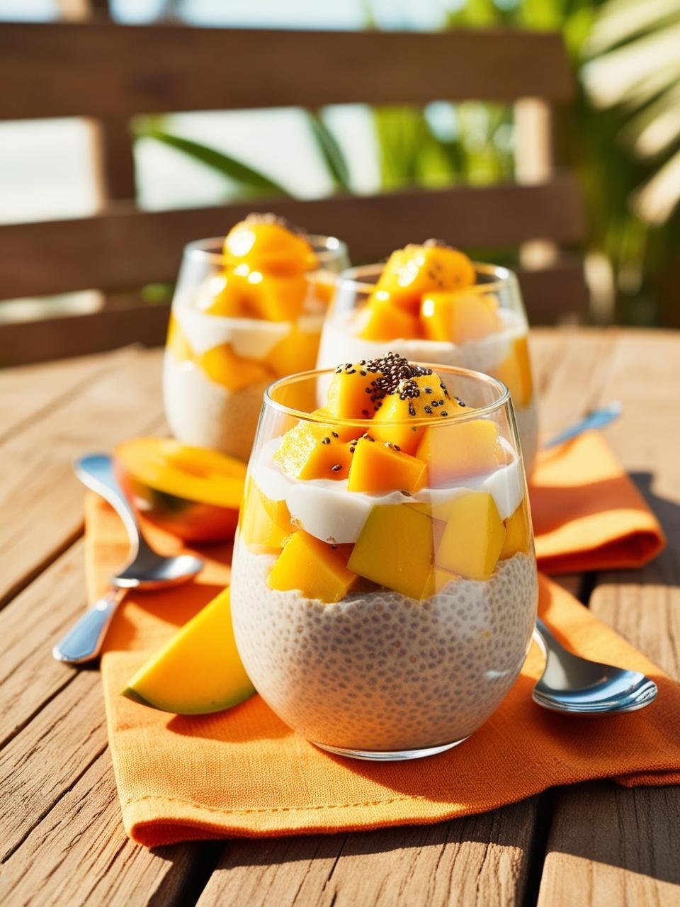 raving a refreshing dessert that transports you straight to a tropical paradise? Look no further than this Mango Coconut Chia Pudding!
