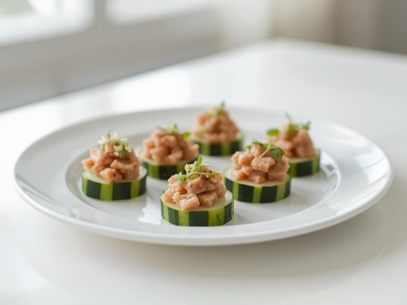 Tuna Cucumber Bites