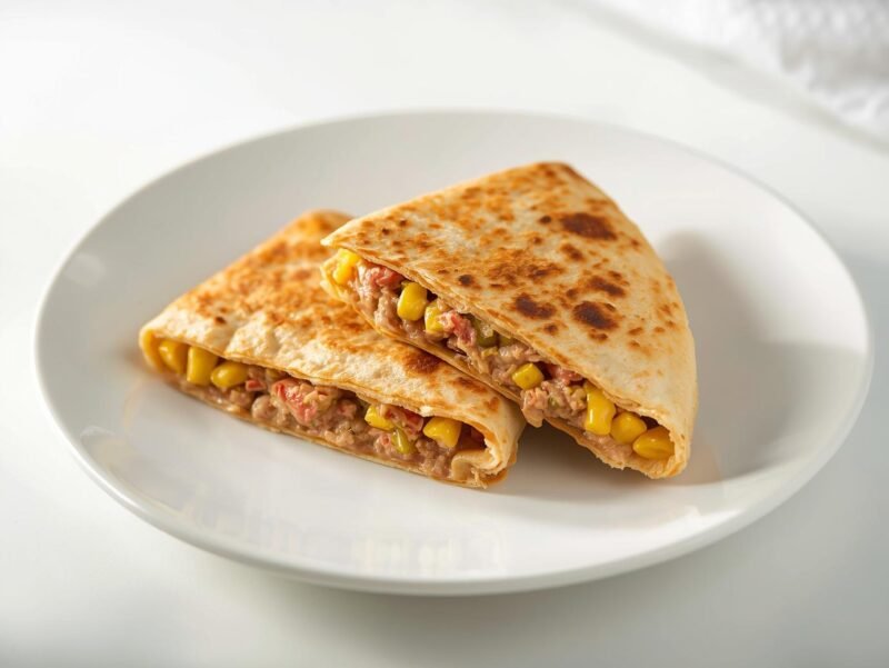 Tuna and Corn Quesadillas