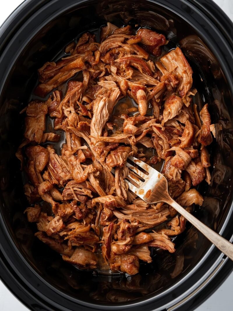 Slow cooker pulled pork