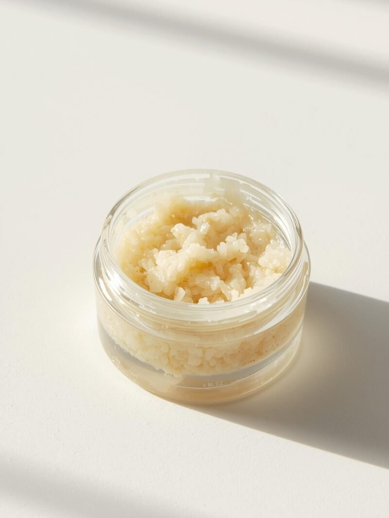 Almond Oil Rice Scrub