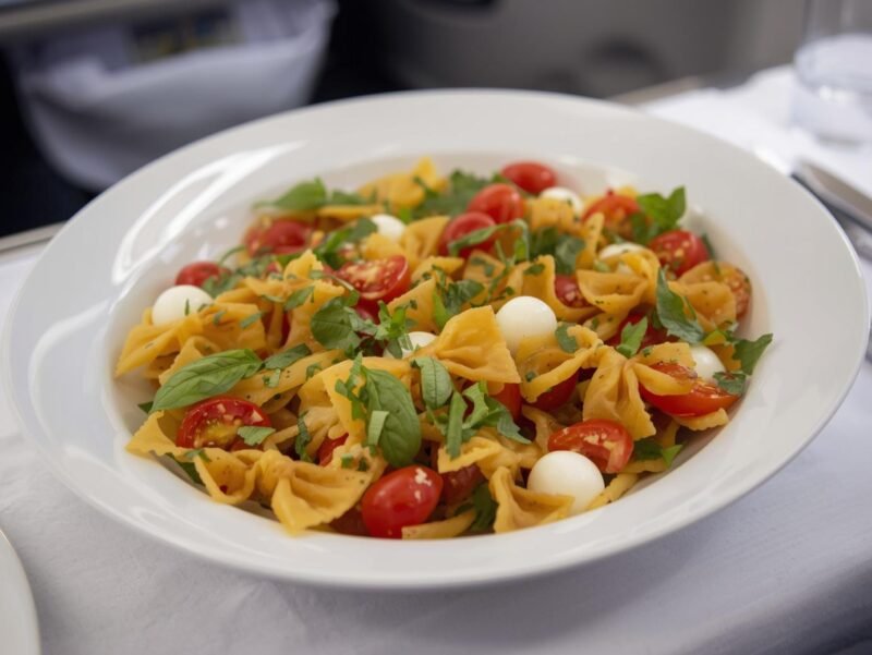 Caprese Bowties With Balsamic