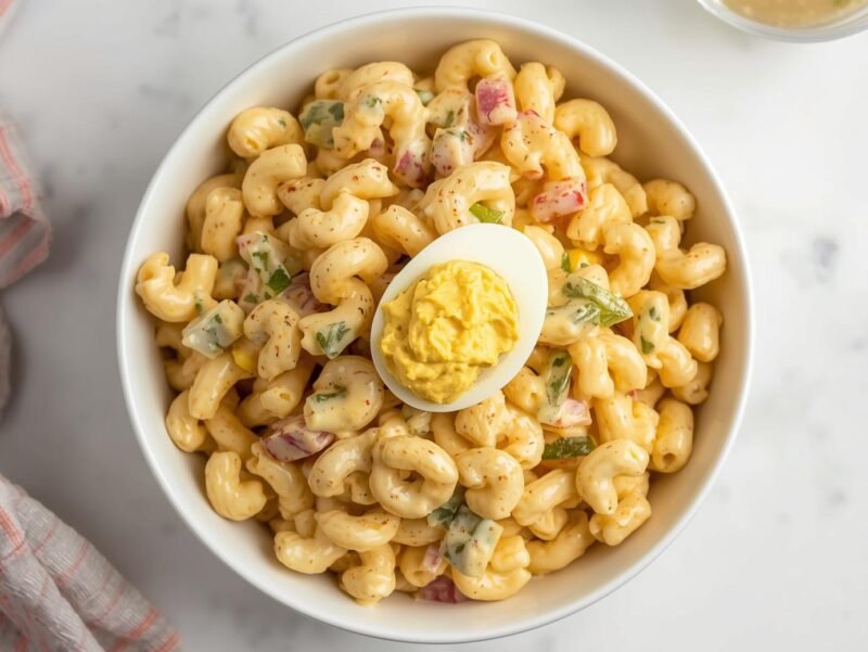 Deviled Egg Macaroni Salad