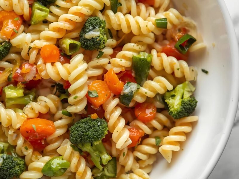 Garden Veggie Tri-Color Fusilli