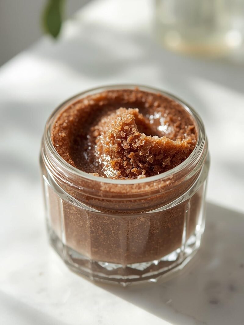 Peppermint Cocoa Sugar Scrub