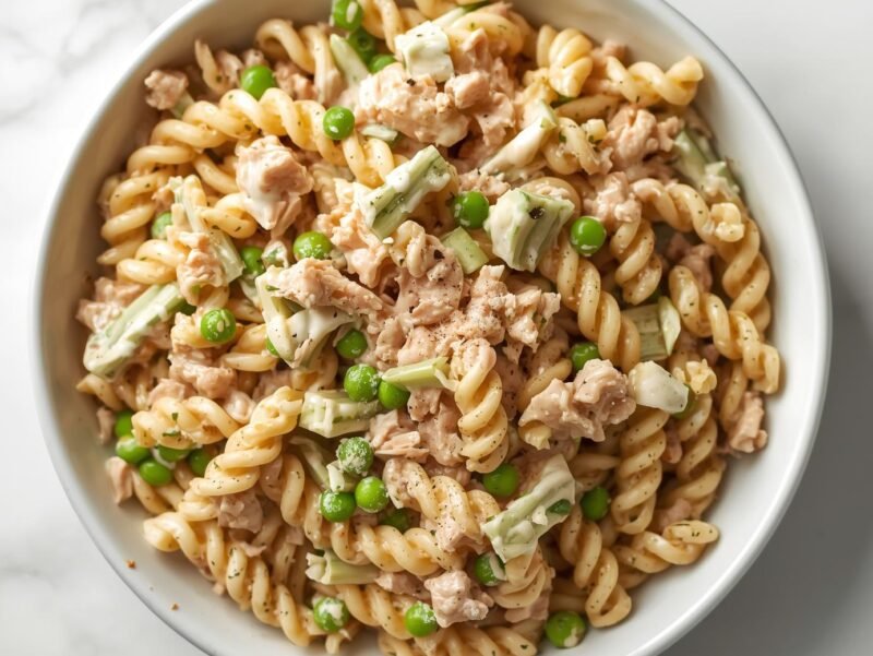 Tuna Pasta Salad For Potlucks